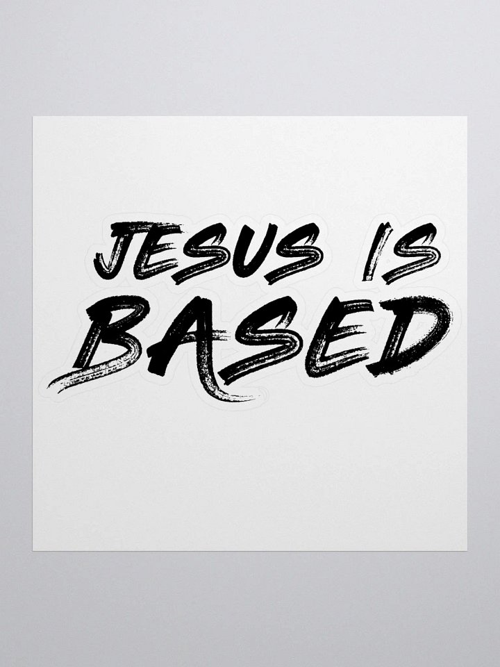 Jesus is Based (Black) product image (2)
