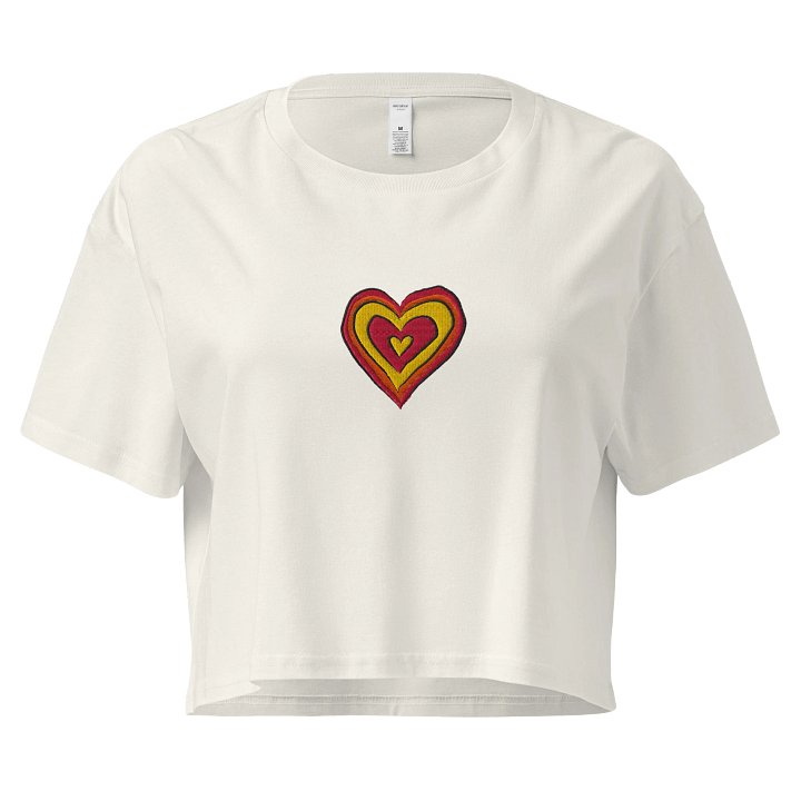 Embroidered Heart Crop Top product image (4)