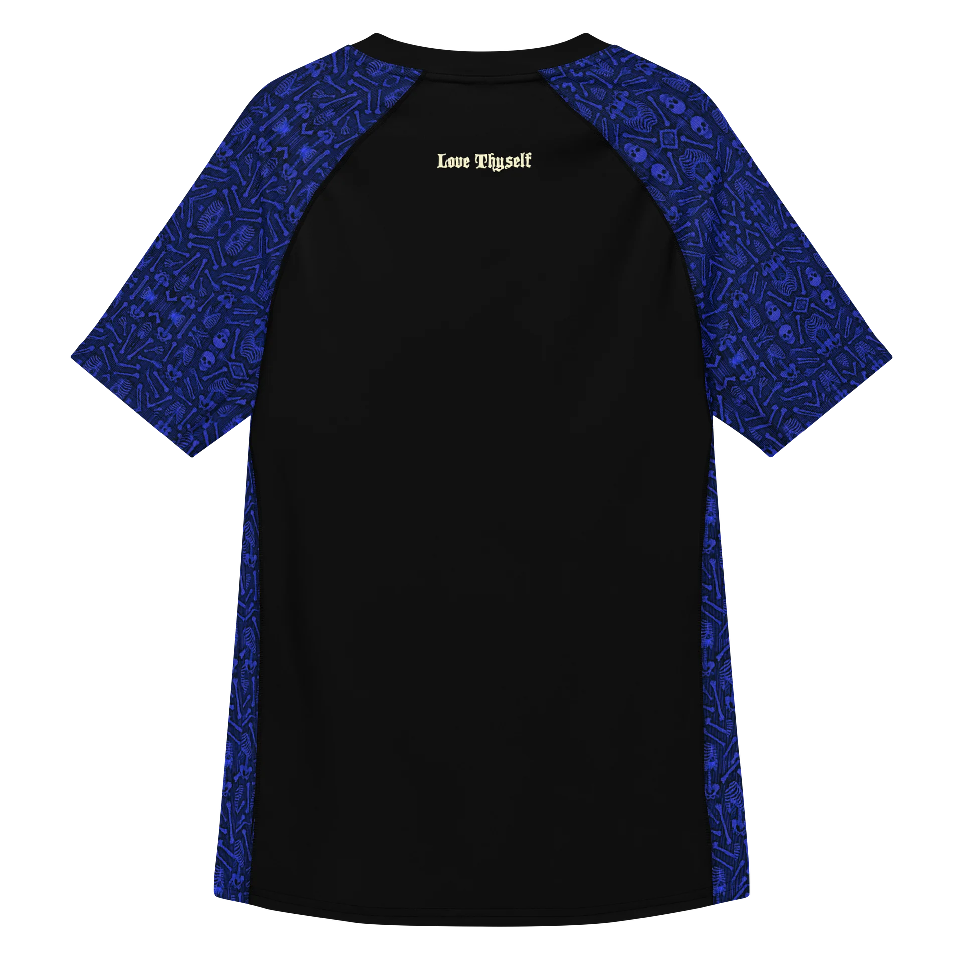 Blue Code Skeleton "Love Thyself" Hybrid Compression Tee product image (3)