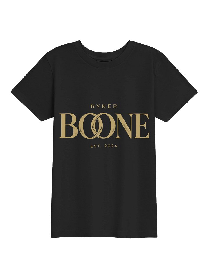 Ryker Boone Youth "Gold Logo" T-Shirt (Black/Gold Logo) product image (1)