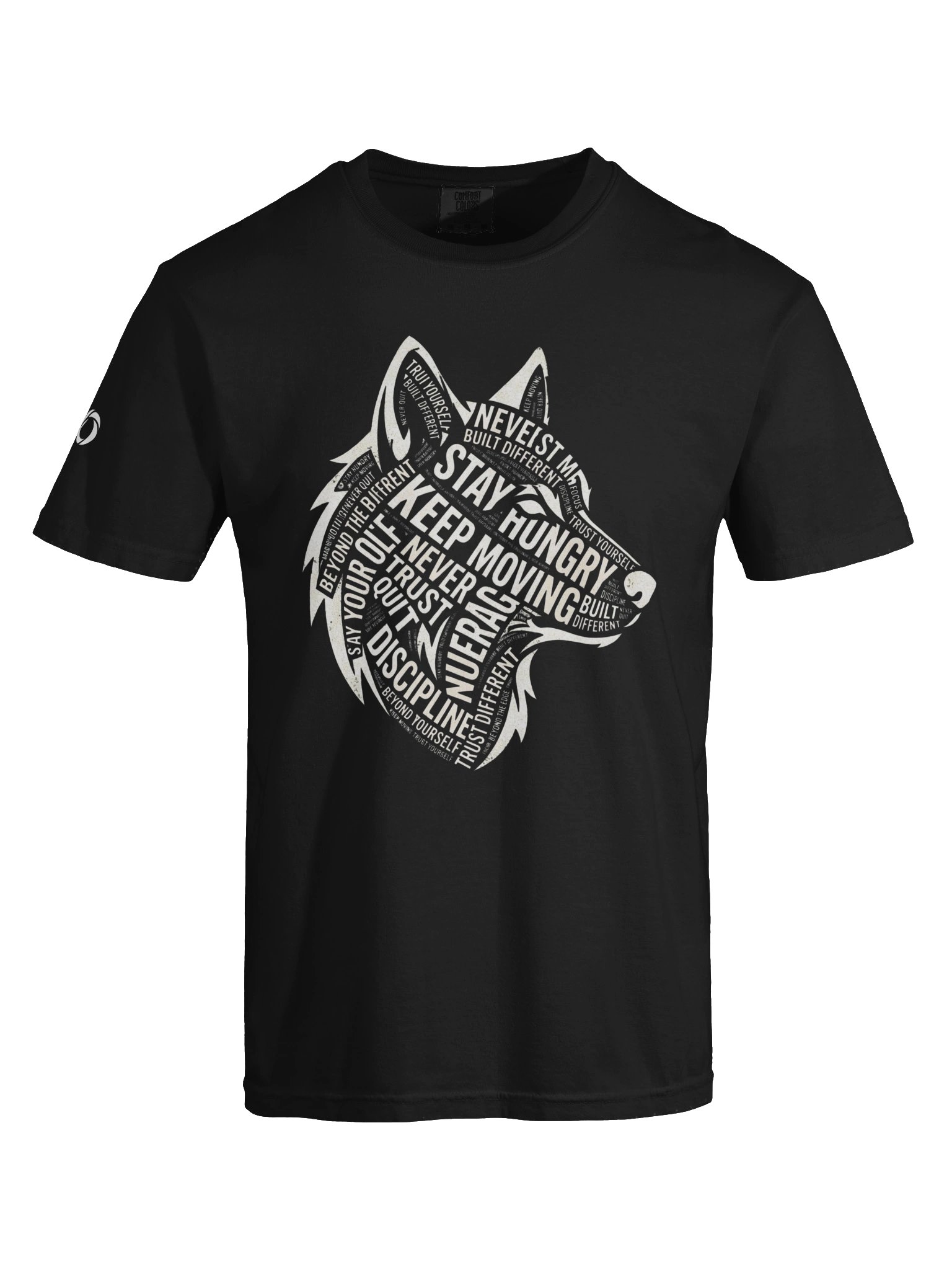 Wolf Mindset Typography Graphic Tee product image (12)
