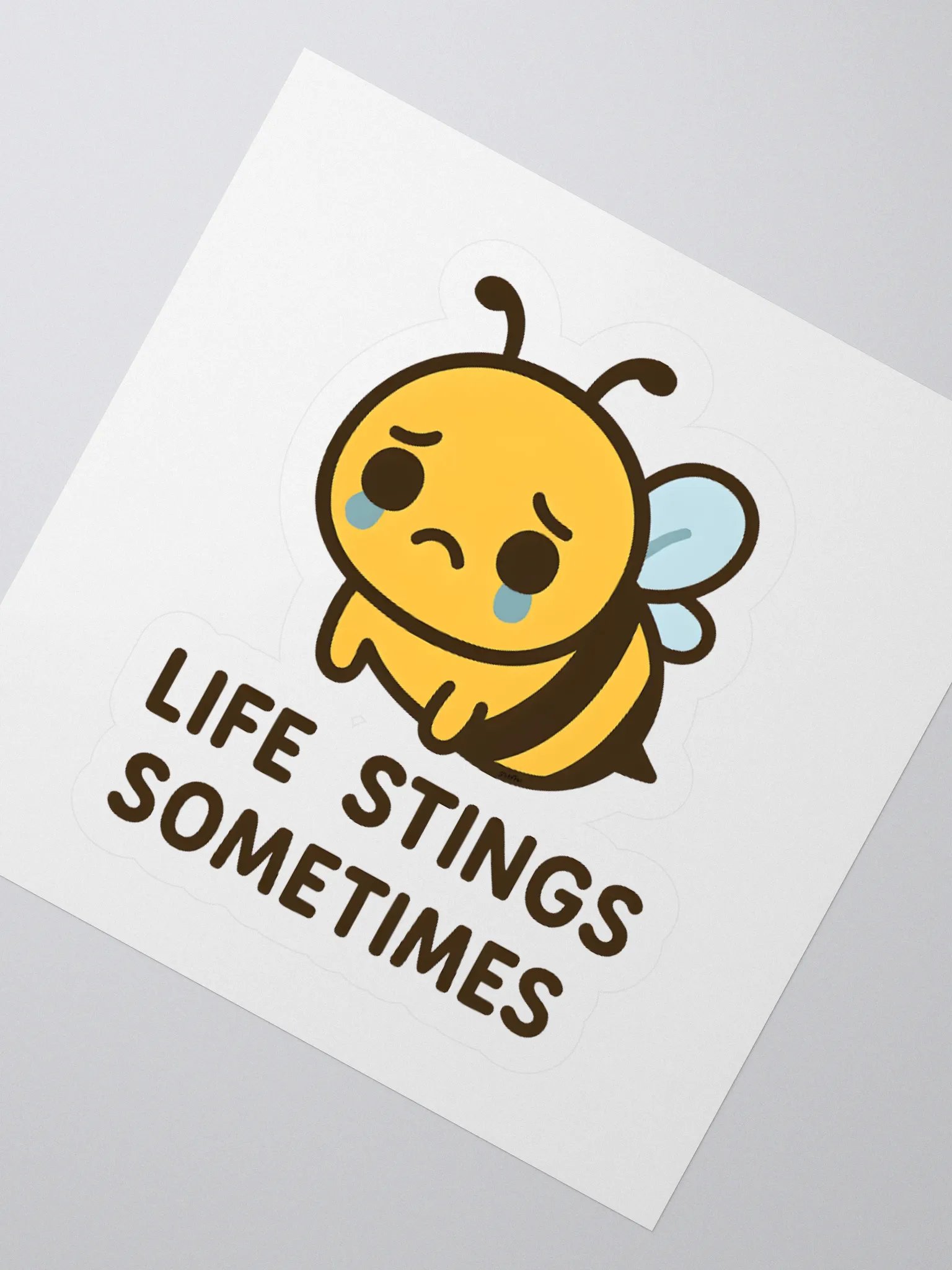 Life Stings Kawaii Bee Sticker product image (2)