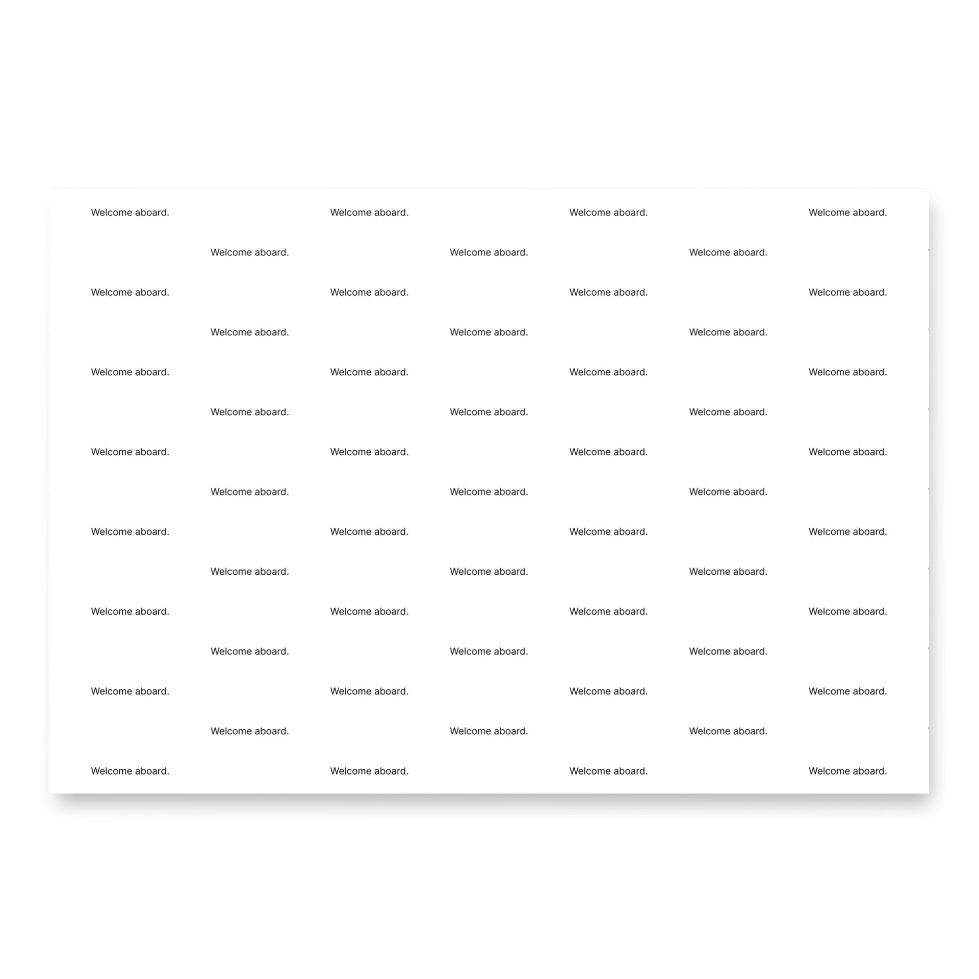 Customizable Matte Wrapping Paper Set - Welcome aboard product image (1)