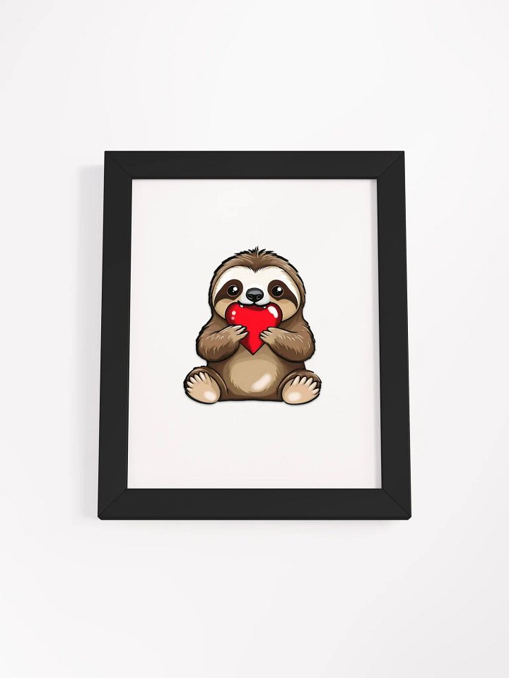 Sloth with a Heart Poster product image (3)