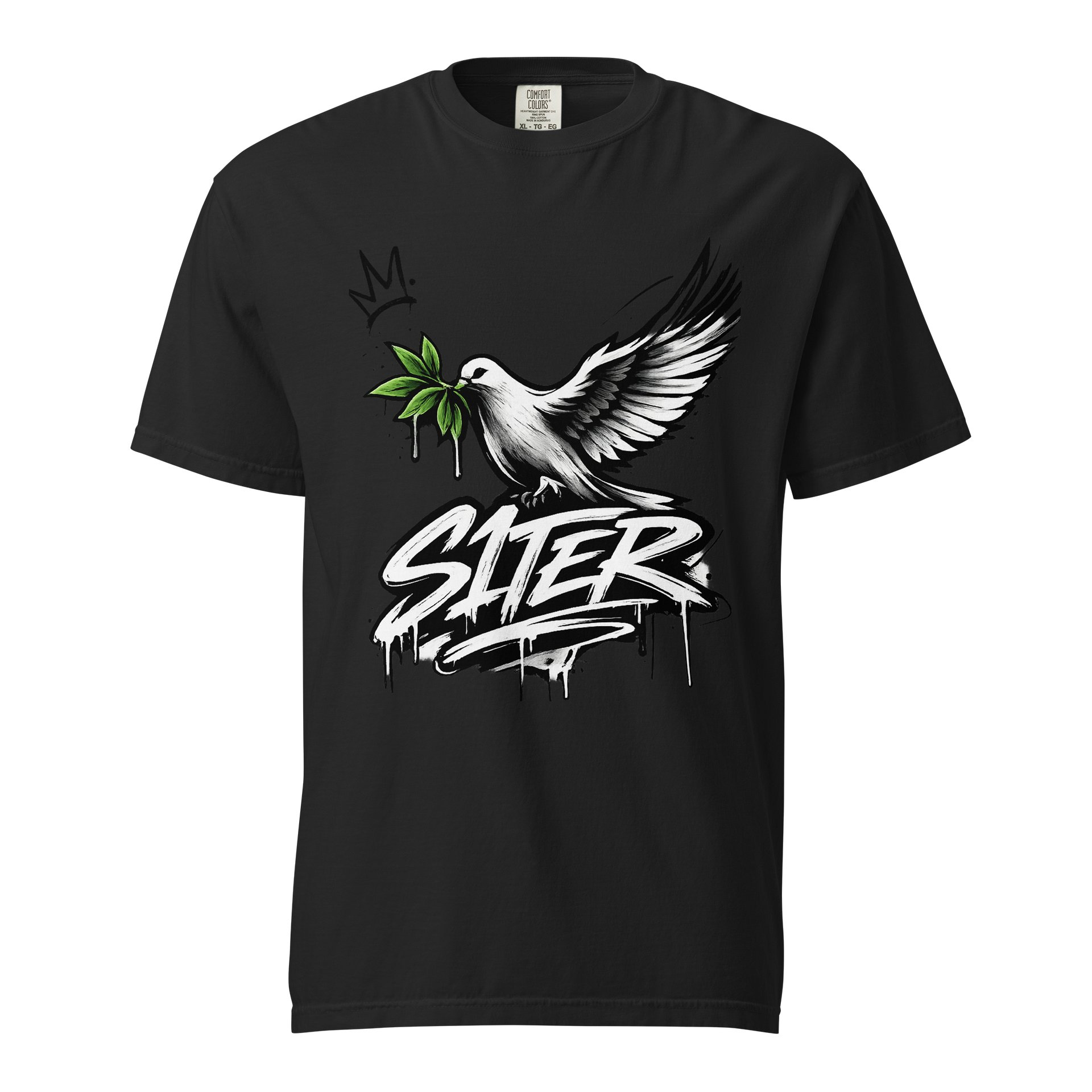 S1TER Dove and Leaves Heavyweight Tee product image (1)