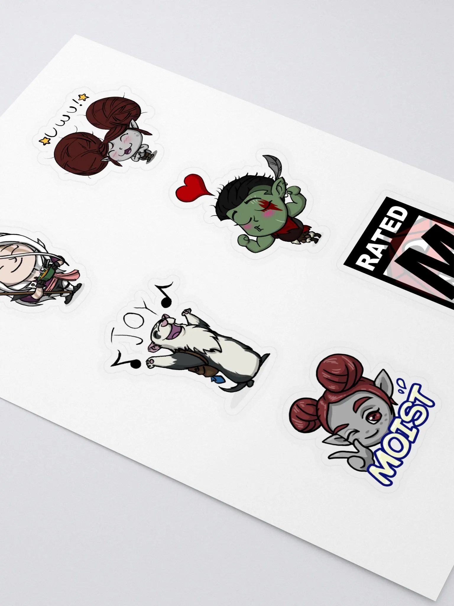 The Dirty Rollers Kerfuckles Sticker Pack 1 product image (1)