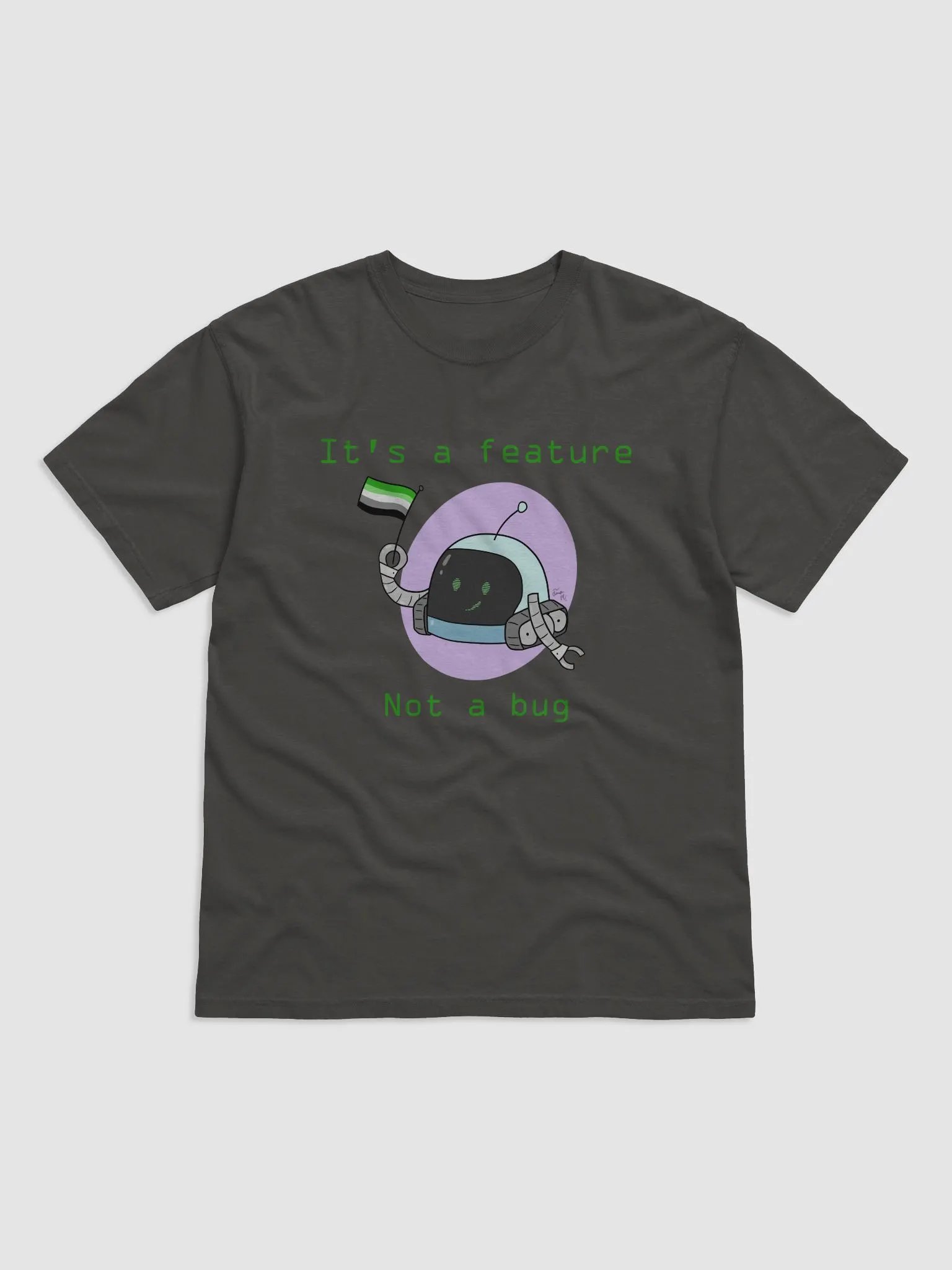 Robo Pride Shirt - Aromantic product image (17)