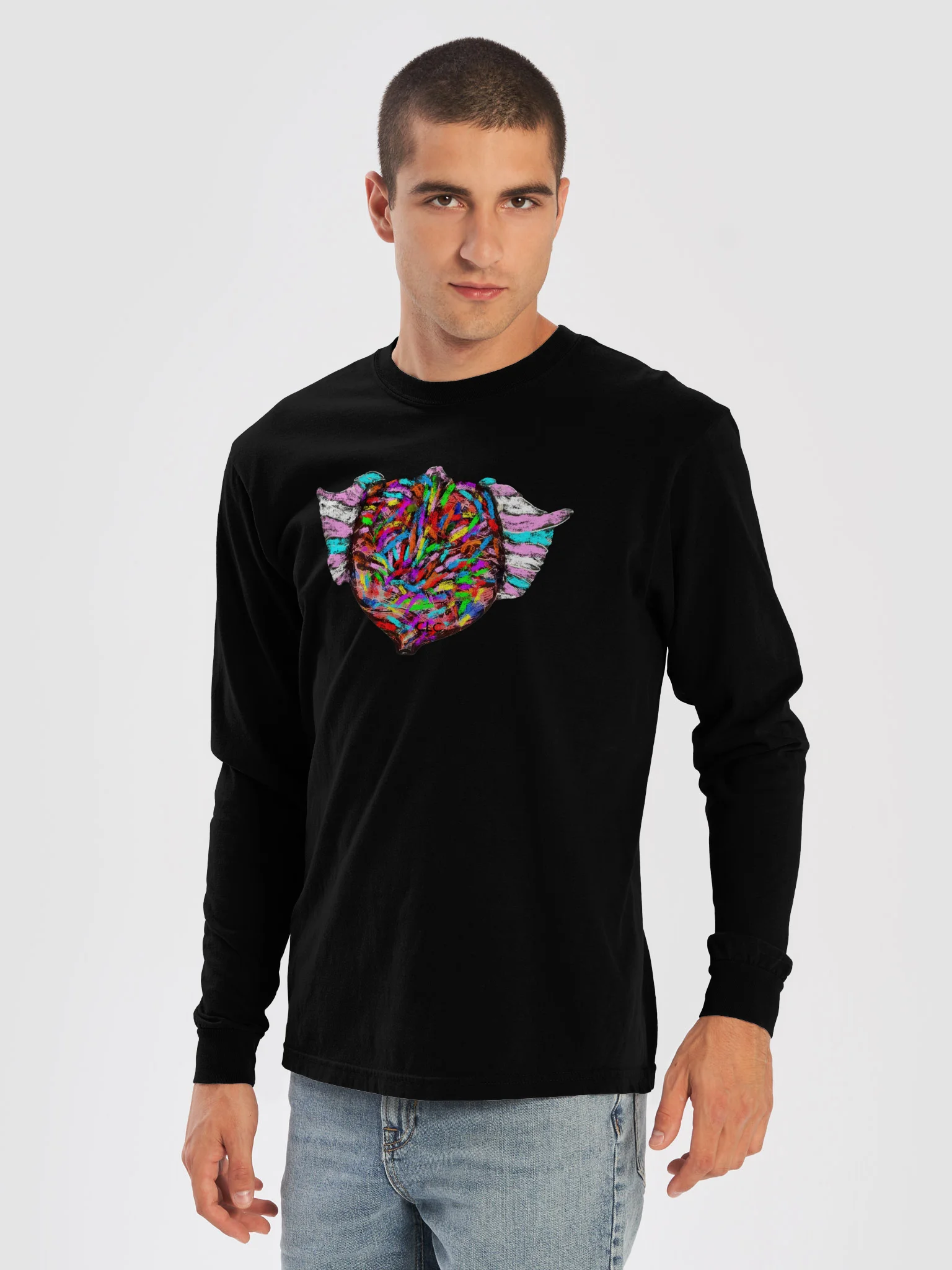 Love Has Wings long sleeve tee product image (30)