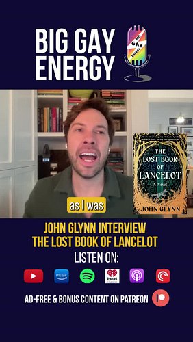 Are you a fan of queer books and Arthurian legend? Then you NEED to read John Glynn's The Lost Book of Lancelot! We sat down ...