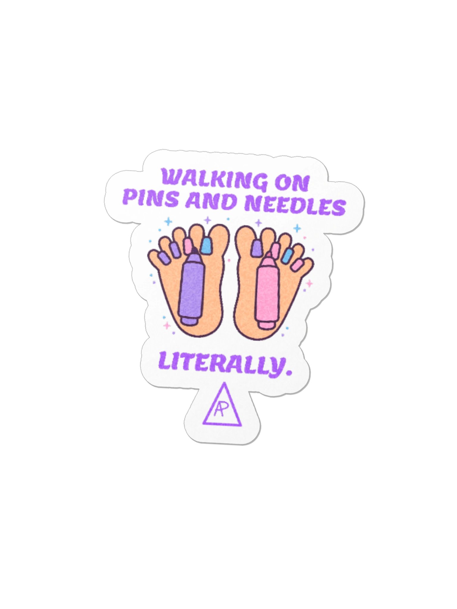 WALKING ON PINS AND NEEDLES — Sticker product image (4)