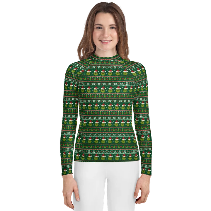 Grinch Youth Sweater PJ Top product image (1)
