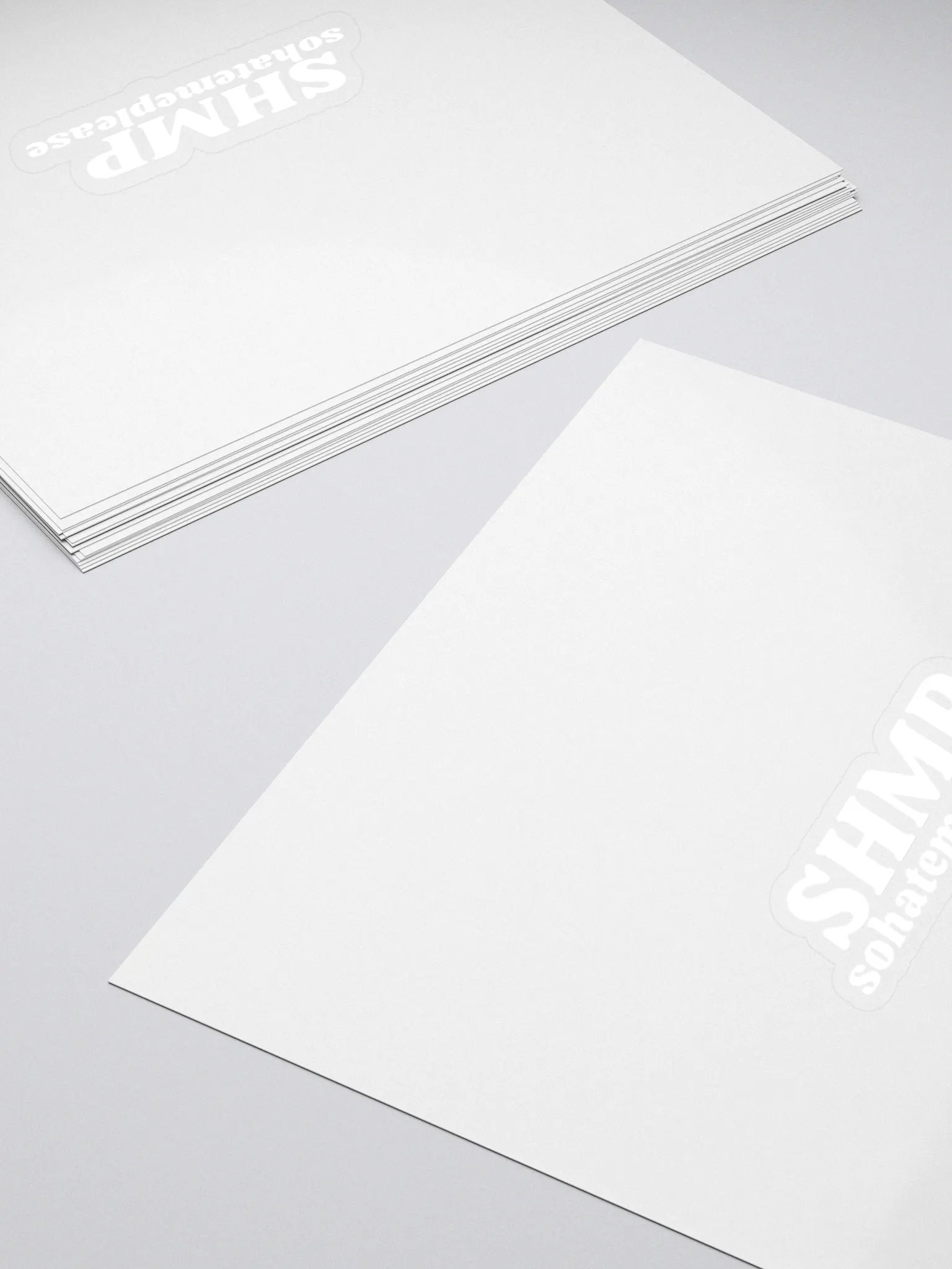 SHMP Sticker (white) product image (7)
