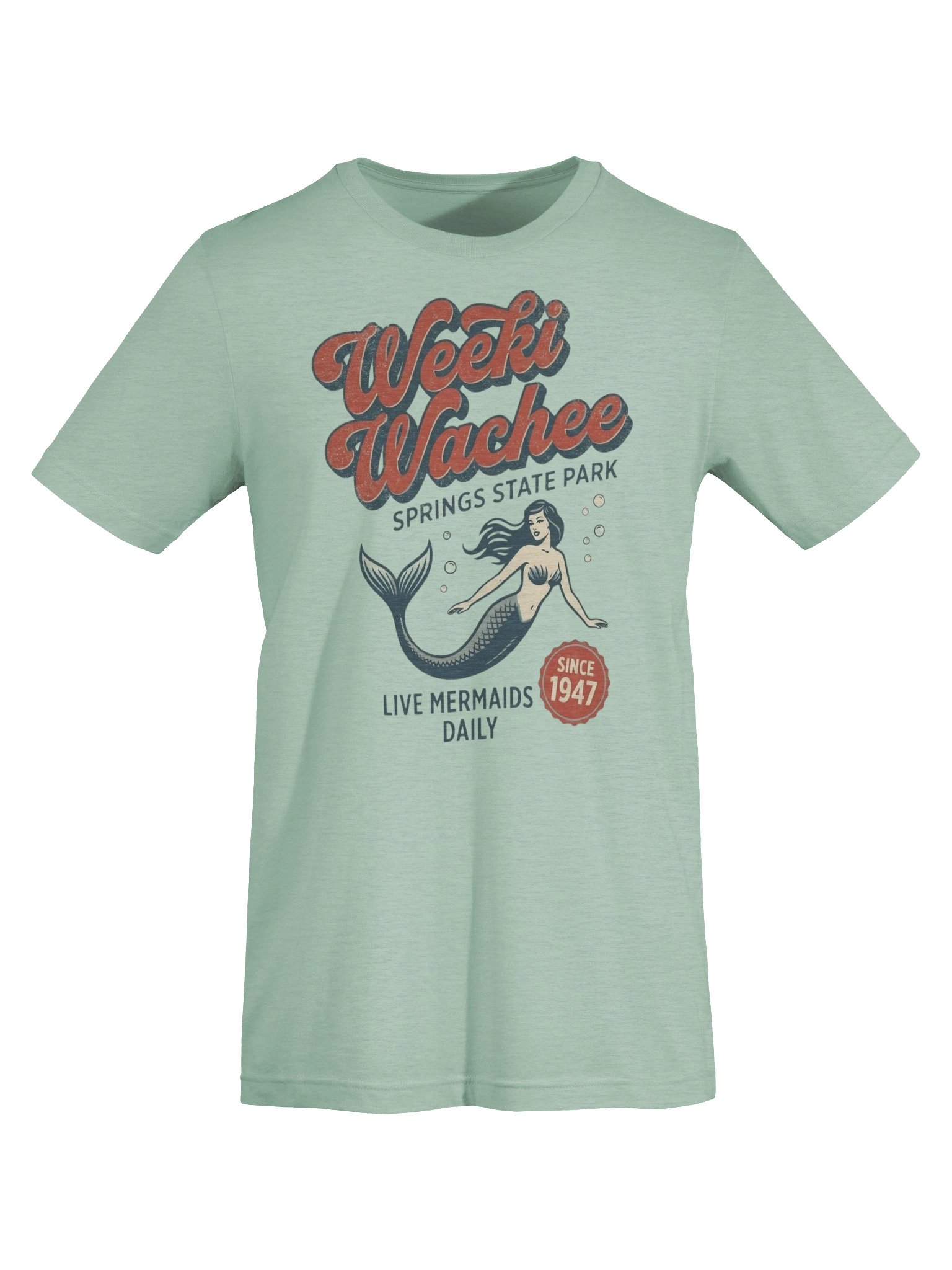 Weeki Wachee Retro Mermaid Tee product image (5)
