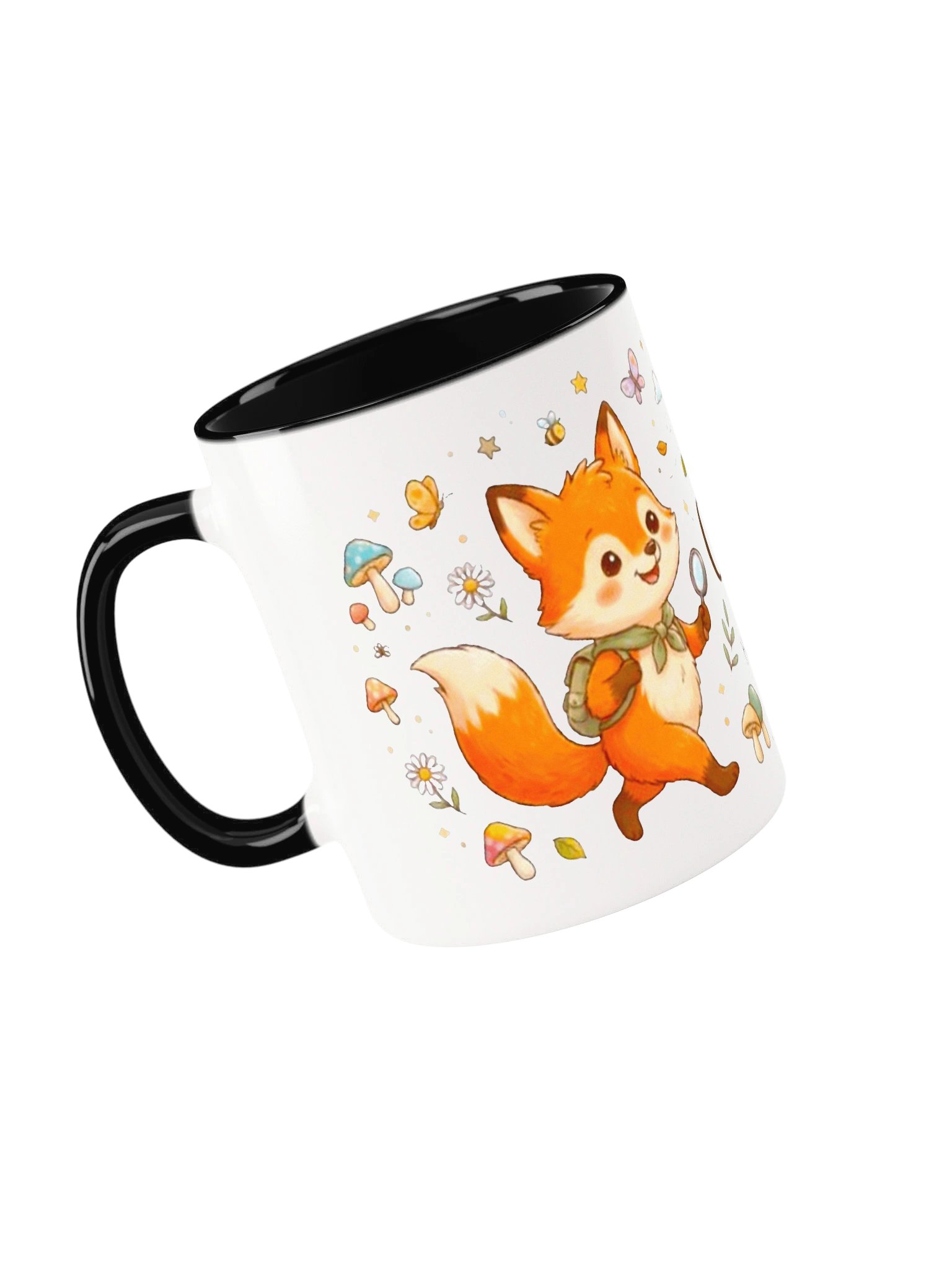 Stay Curious Cute Fox Adventure Kids Accent Mug product image (48)