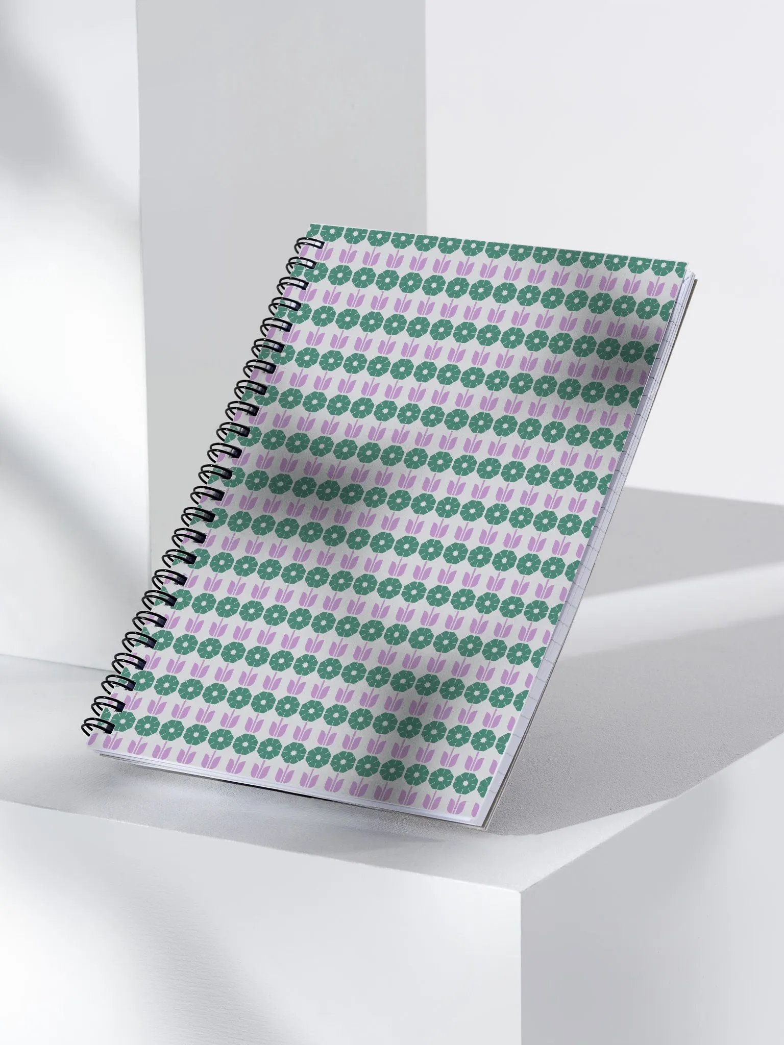 funky flower pattern notebook product image (3)