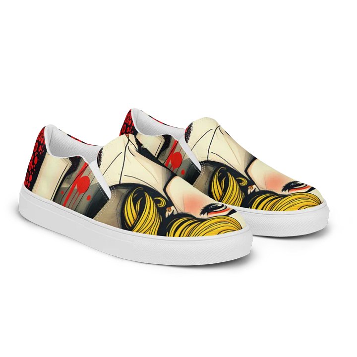 femme fatale women's canvas Slip-On shoes product image (2)
