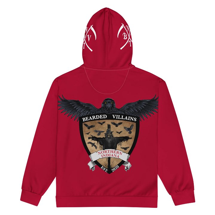 Red BVNI All-Over Print Zip Up product image (2)
