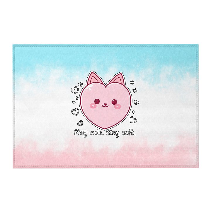 Stay cute. Stay soft. Rug product image (1)