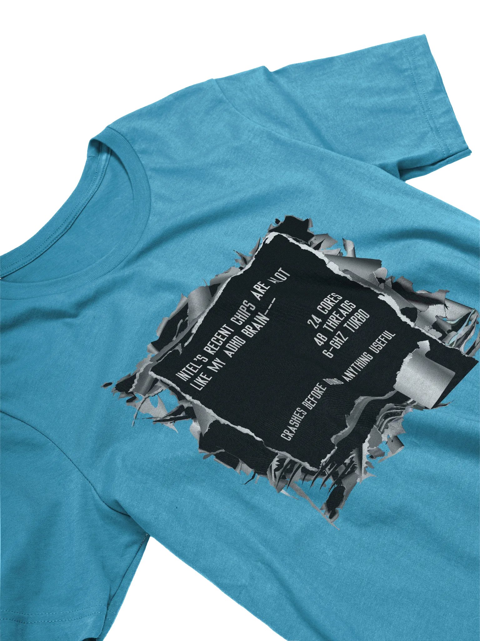 Intel Chip ADHD Brain T-Shirt product image (31)