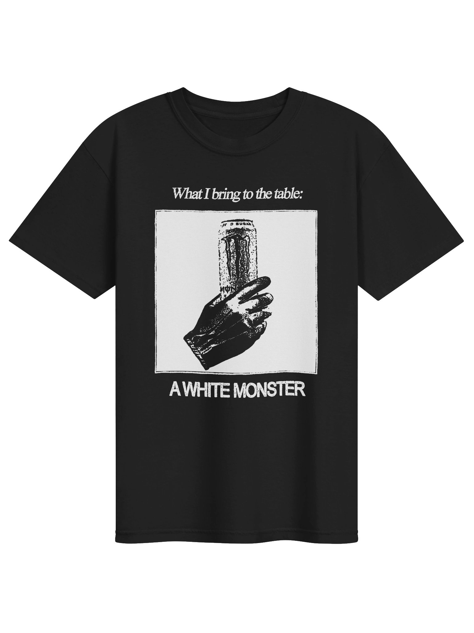 WHITE MONSTER (TABLE) T-SHIRT product image (1)