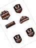 Underground Utility Badass Stickers