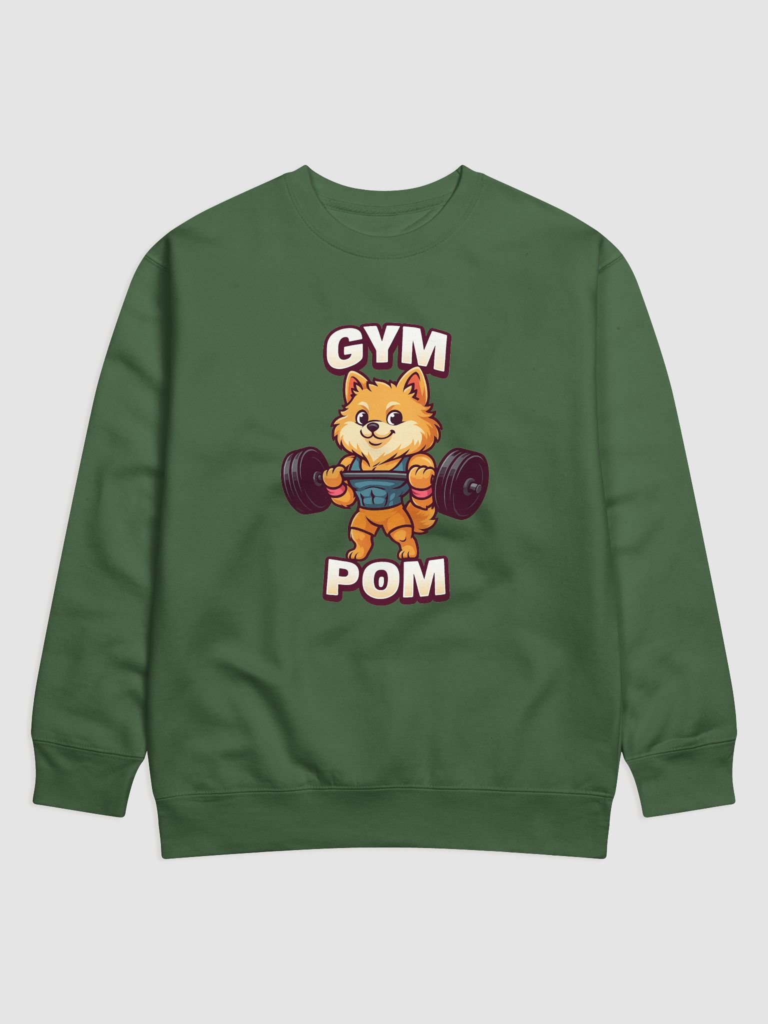 Gym Pom Cartoon Dog Premium Sweatshirt product image (1)