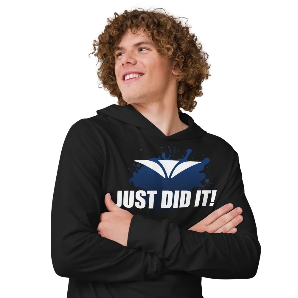 JUST DID IT Hooded Long Sleeve Tee product image (9)