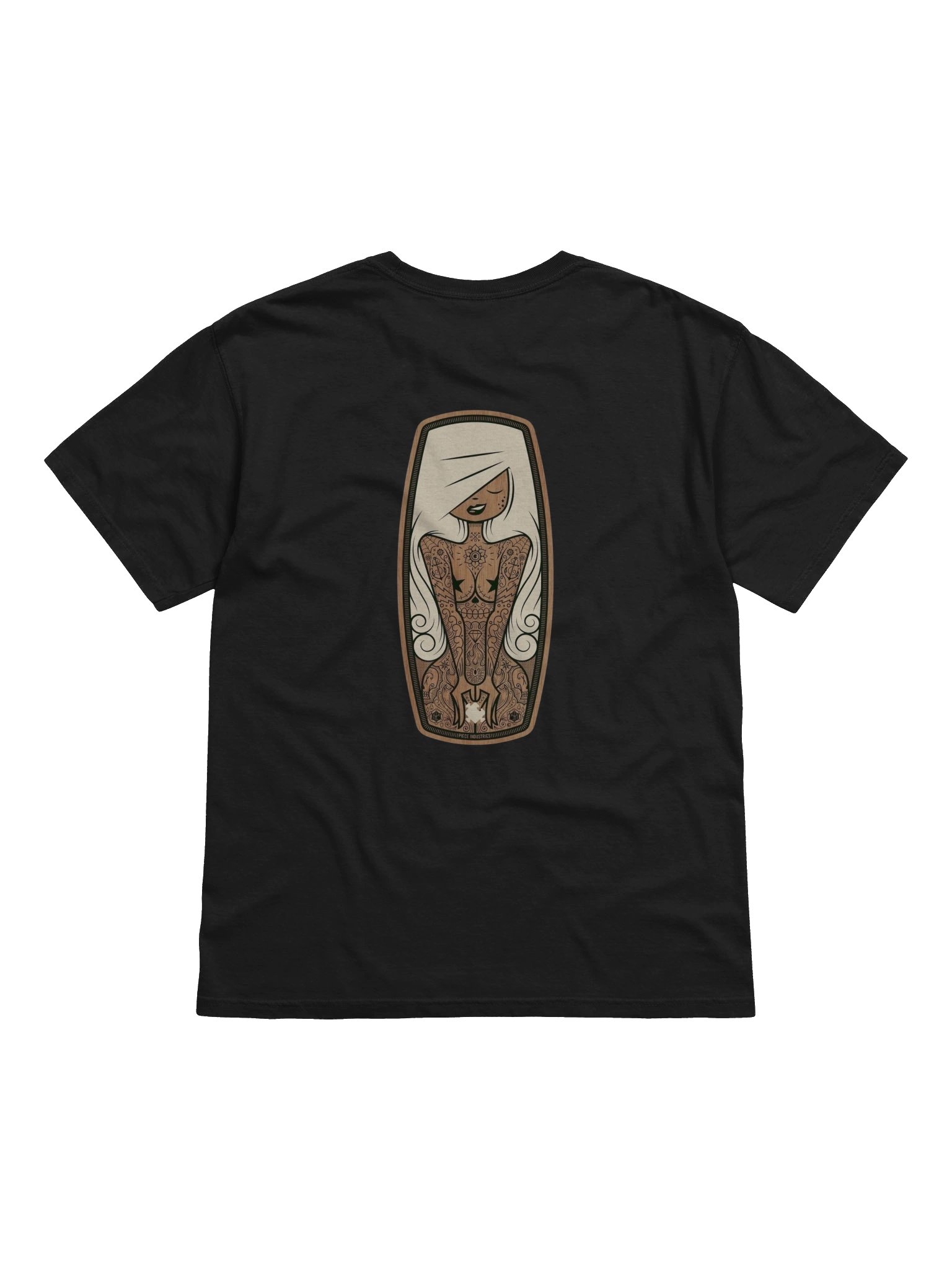 Rose and Woman Graphic Tee – Artistic Streetwear T-Shirt product image (9)