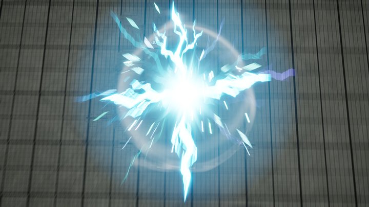 Arcane Lightning Blast in Unreal Engine 5 Niagara product image (1)