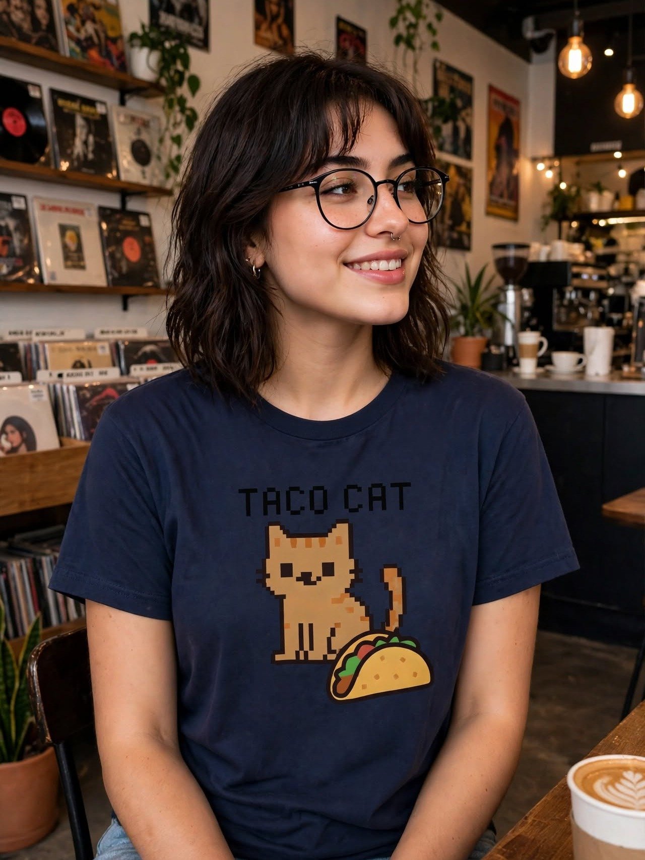 Taco Cat Pixel Art Tee product image (15)