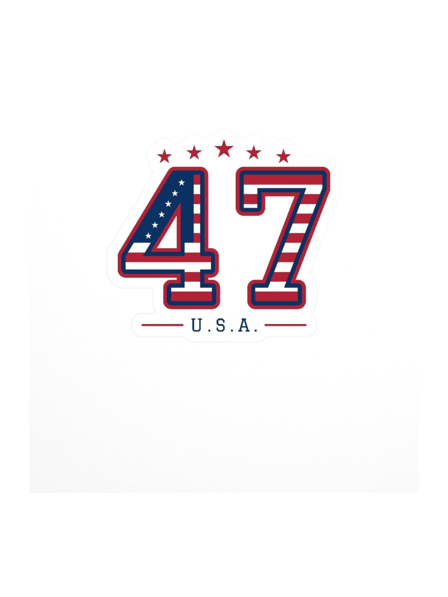 47 Varsity Flag Sticker product image (3)