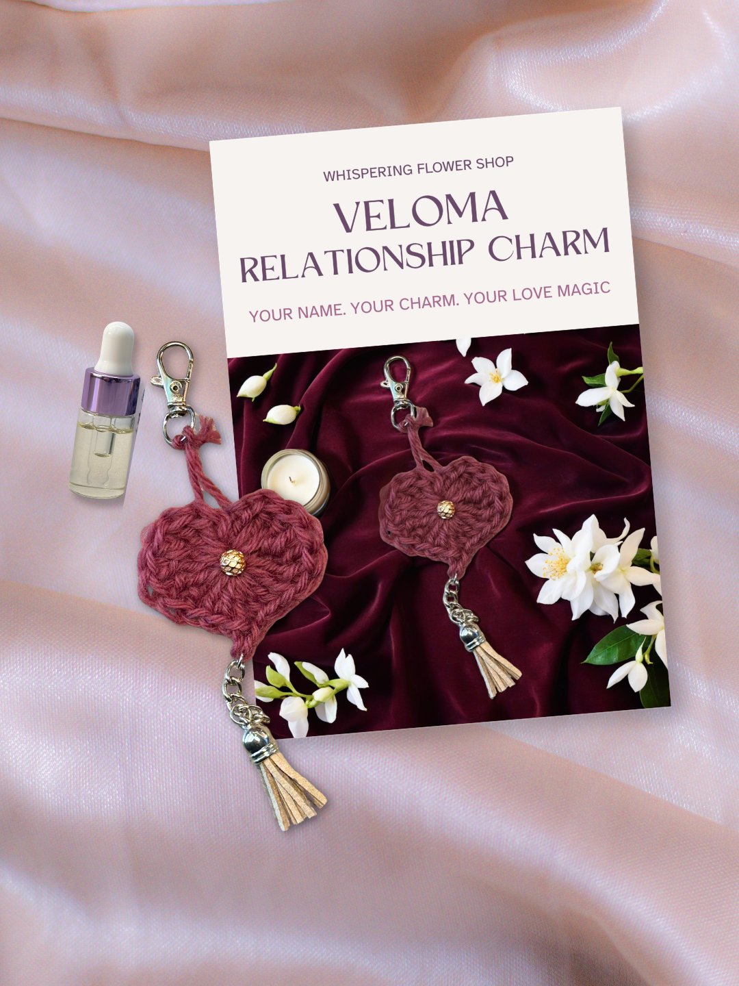 Veloma Love Charm | Activated Rose Heart | Personalized Brauche Blessing | Venus Magic | Ancestral Love Work product image (10)