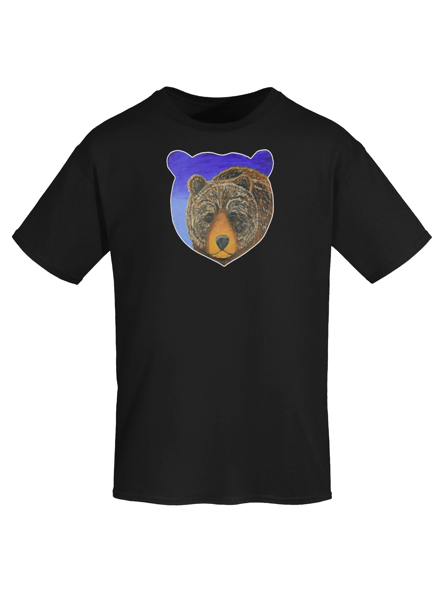 Bear Portrait Painting Print - Gildan Tee product image (35)