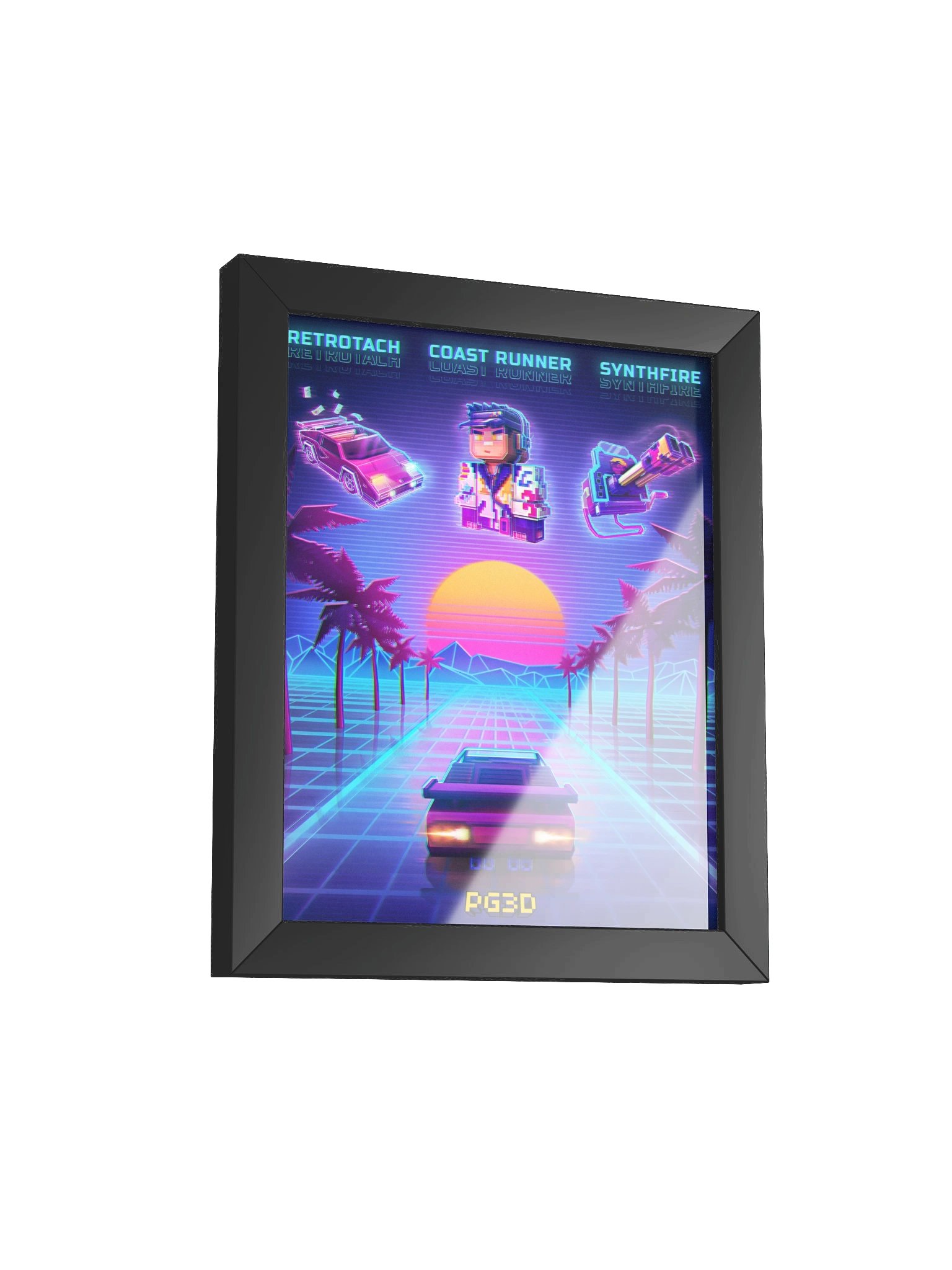 Sunset Retrowave Season Poster product image (2)
