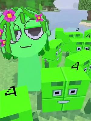 NUMBERBLOCKS x SPRUNKI MINECRAFT CROSSOVER! #numberblocks #sprunki #minecraft #mods 