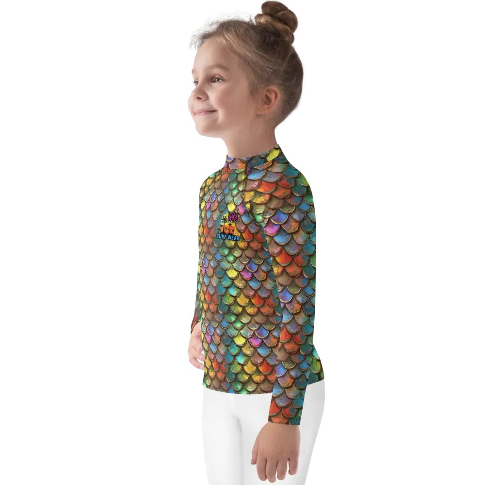 Wild Dragon Scale Kids Rash Guard #2 product image (5)