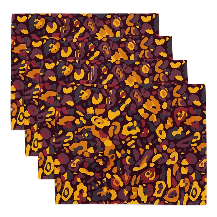 Dining Essentials Placemat Set with Bold Leopard Print product image (1)