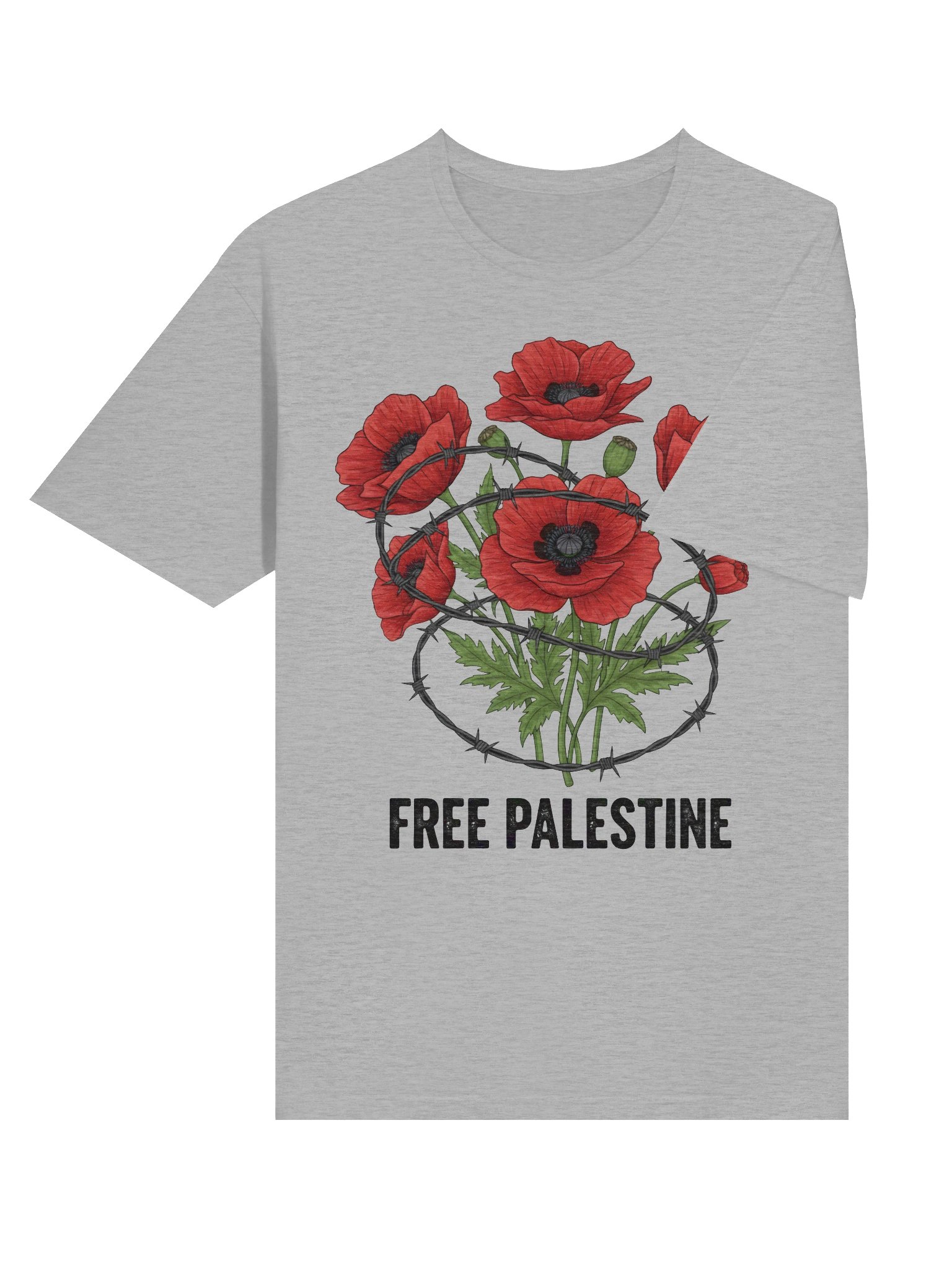 Free Palestine Poppy T-Shirt product image (20)