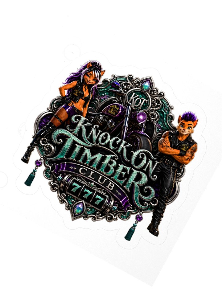 KOT 777 Ornate Club mascot Sticker product image (2)