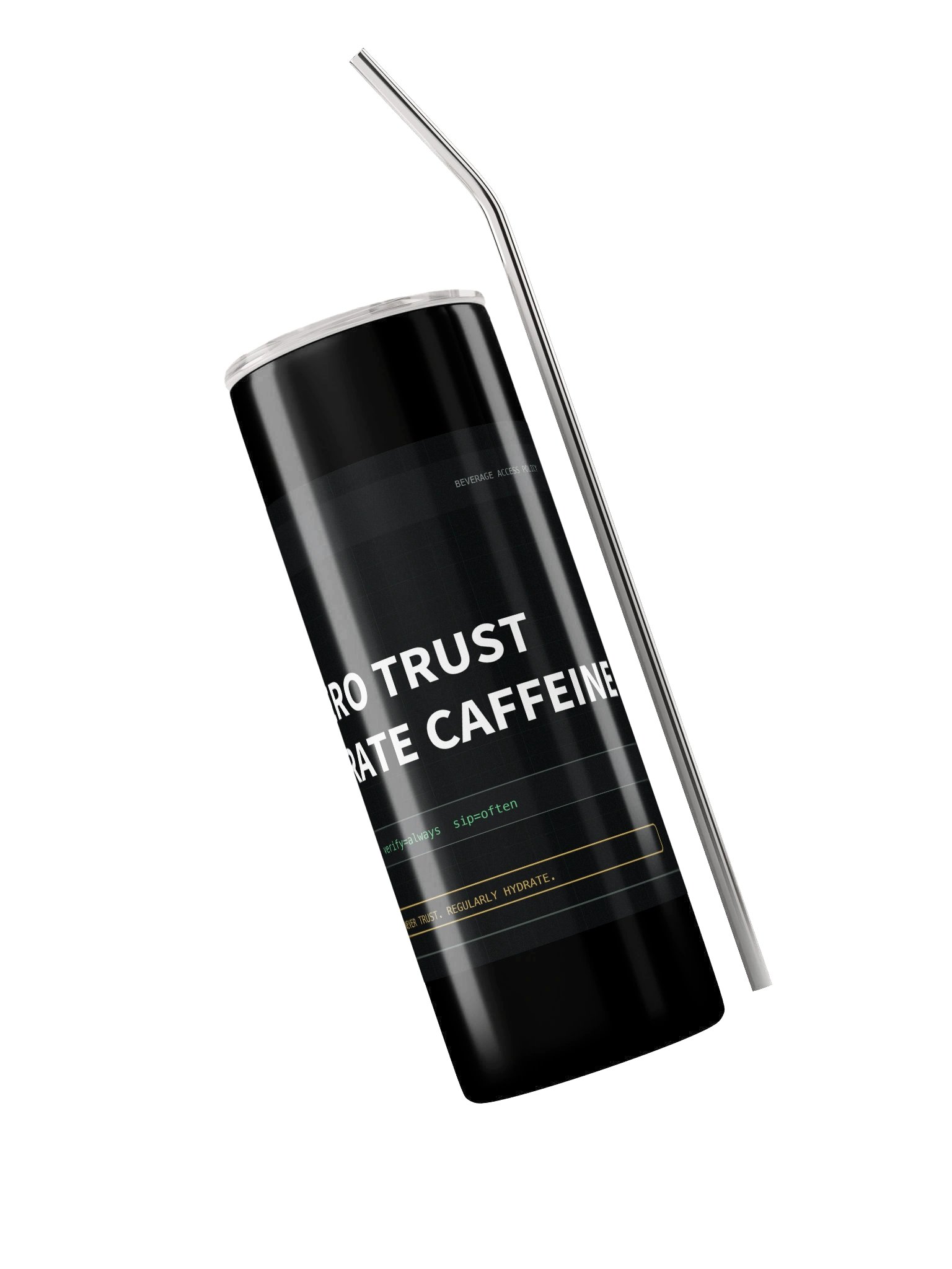 Zero Trust, Moderate Caffeine Tumbler product image (3)