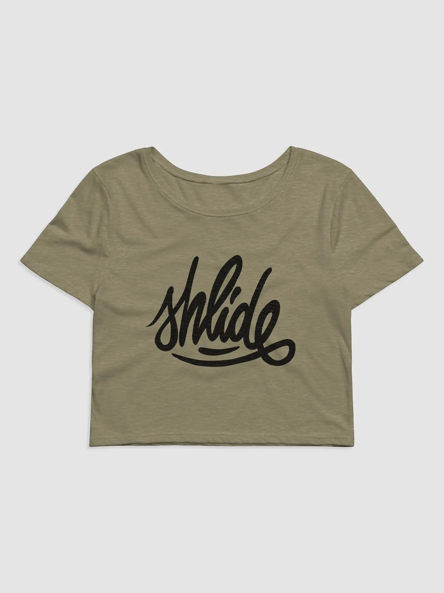 Shlide Cursive Crop top product image (1)