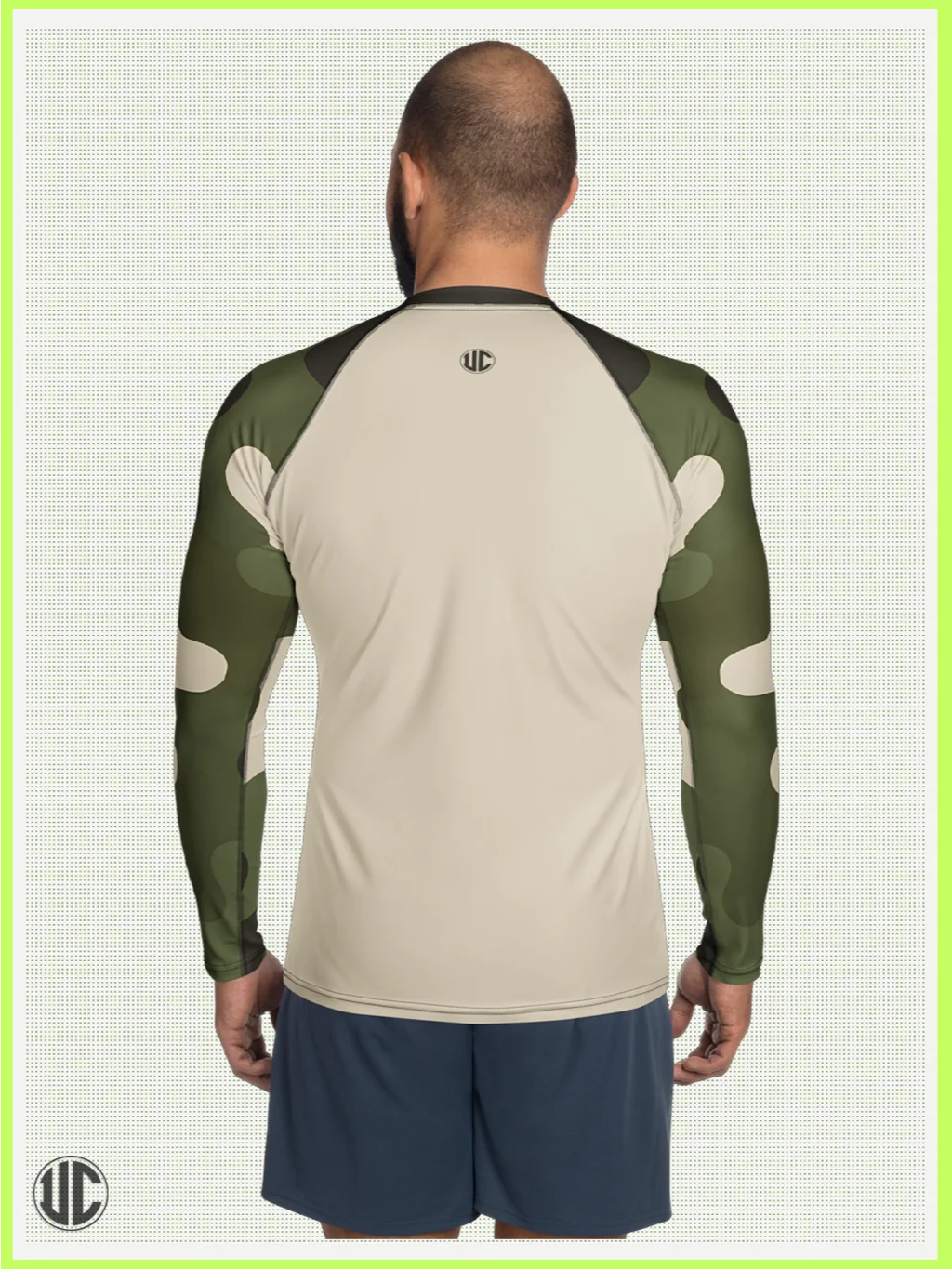 Becker’s Modern Camo – Men’s Rash Guard product image (3)