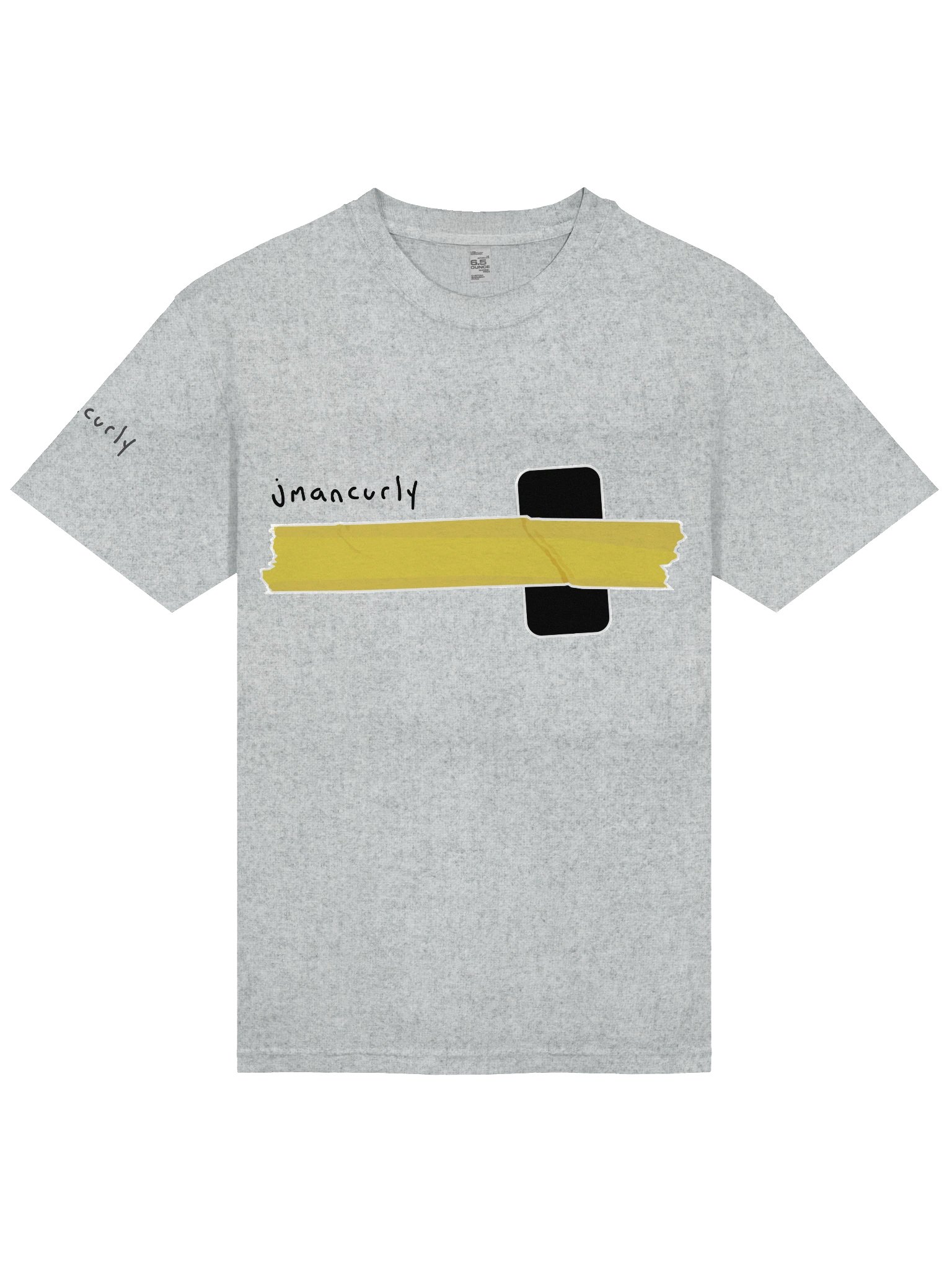 Taped Up Gray T-Shirt product image (5)