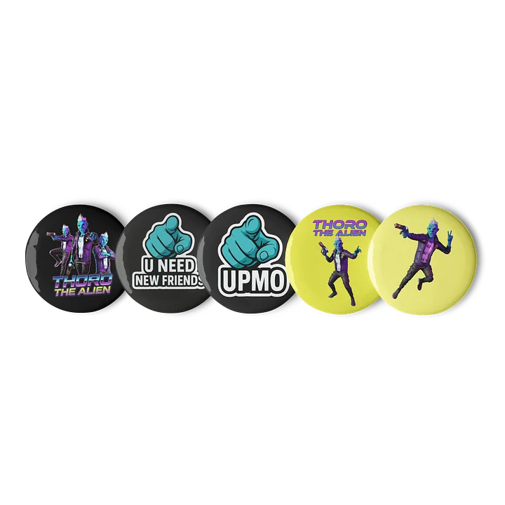 Thoro the Alien – Pin Set (Collector Pack) product image (1)