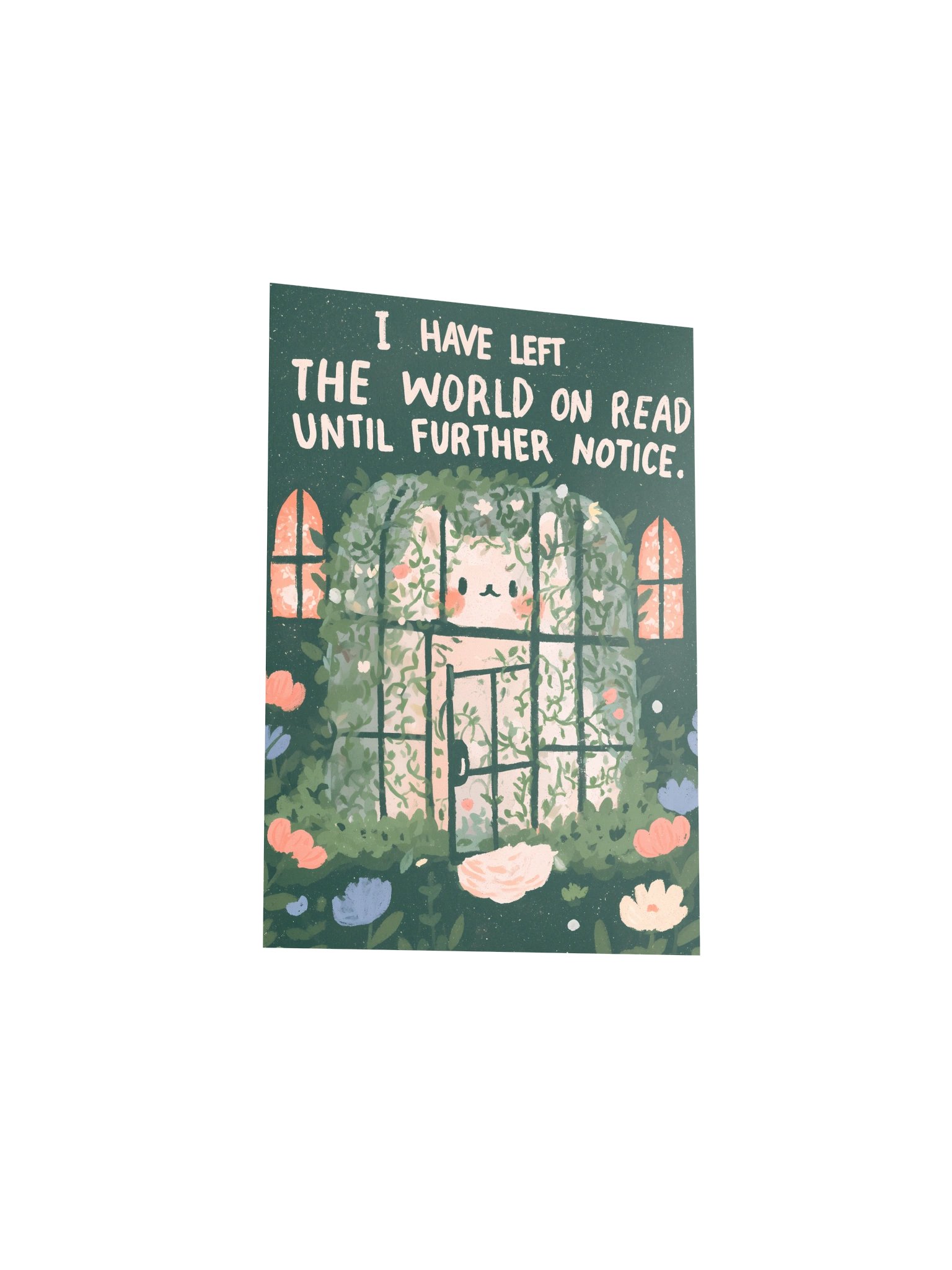 Left on Read Bunny Garden Poster product image (15)