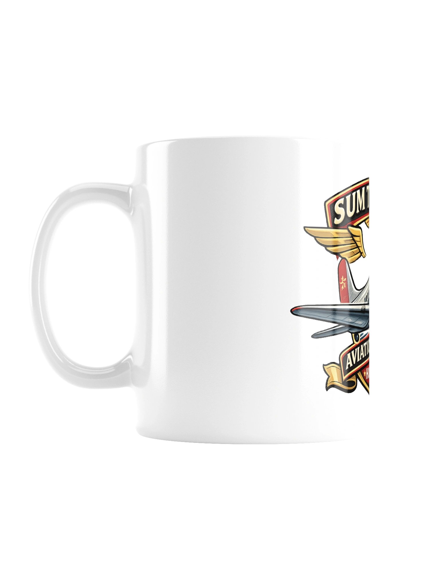 Sum Ting Wong Aviation Academy White Glossy Mug product image (2)