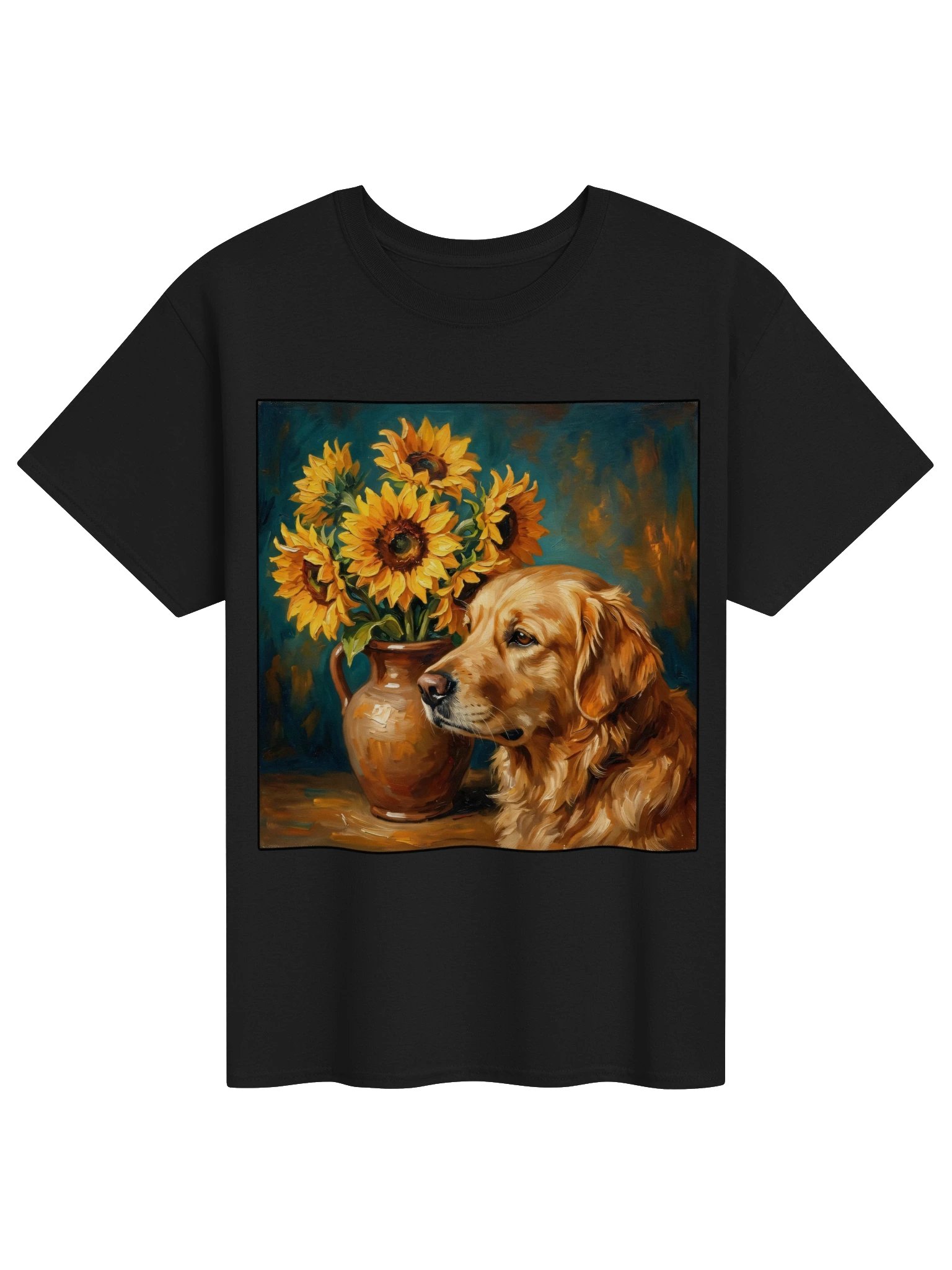 Sunflowers Golden Tee product image (1)