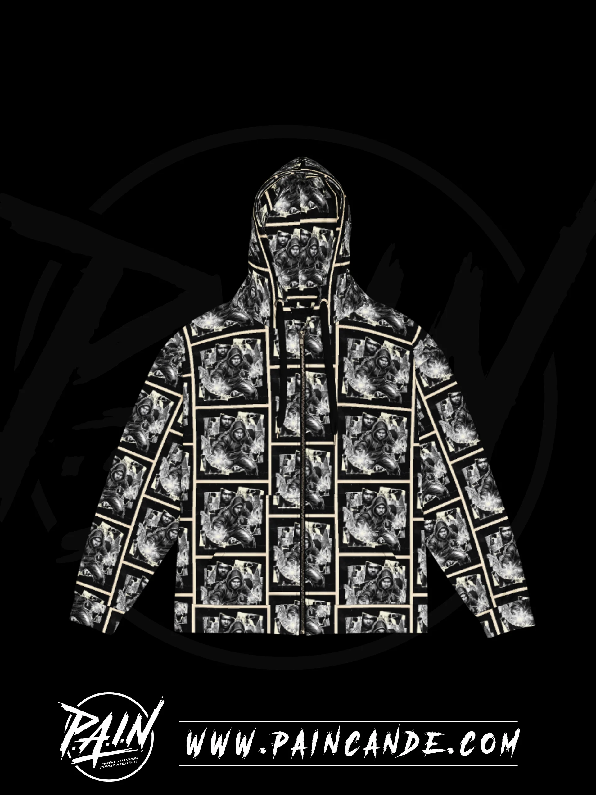 Electric Hooded Vision Zip Hoodie product image (1)