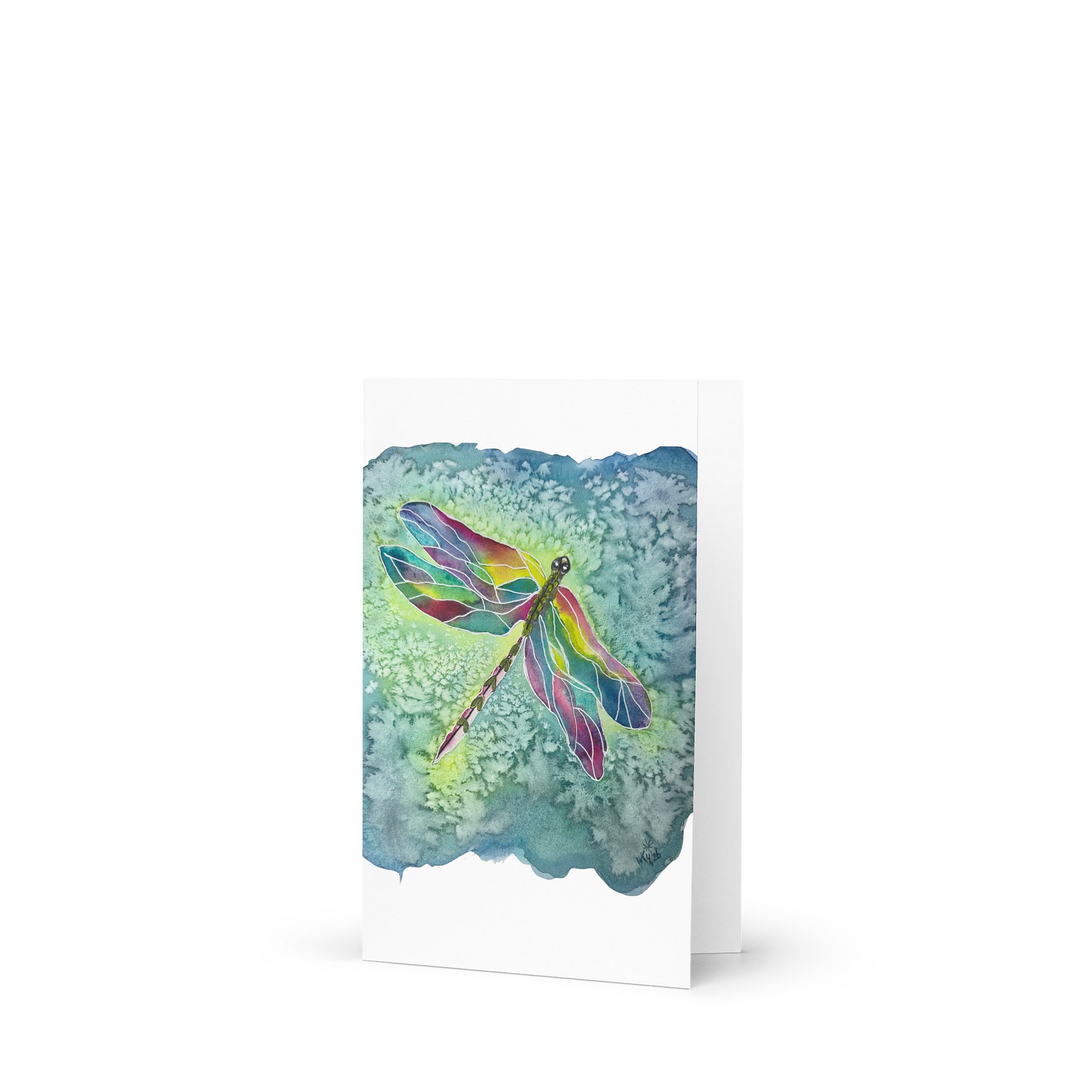 Vibrant Dragonfly Dreams Greeting Card product image (1)