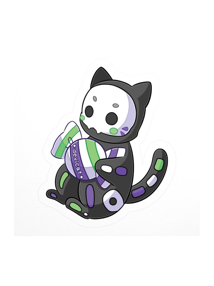 Candi Skele Cat 2024 Variant 2 Sticker product image (1)